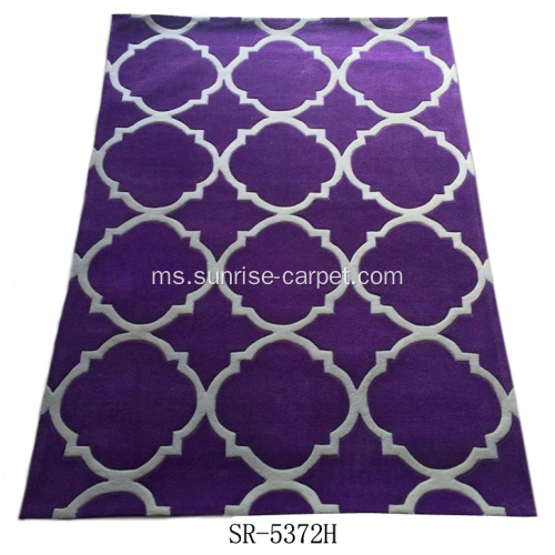 Tangan akrilik yang bagus tufted carpet